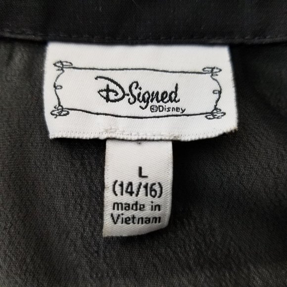 D-Signed Descendants Moto Jacket Black Dress Sleeveless Junior L 14/16 2-Pc Set - Picture 4 of 10